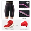Santic Pantalones Cortos de Ciclismo para Mujer Acolchados con Acolchado