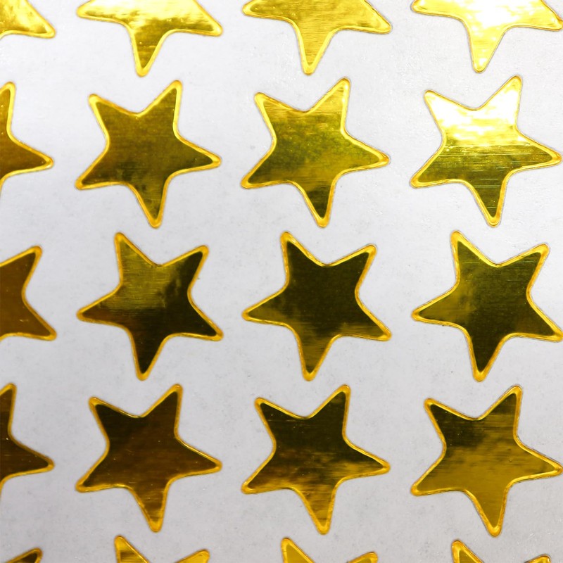 Reward Stickers Star Gold 1 Sheet 70 Sheets x 10