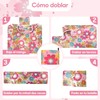 Paquete de 12/6 Bolsas Pleglables Reutilizables para Mandado, Bolsas Ecológicas