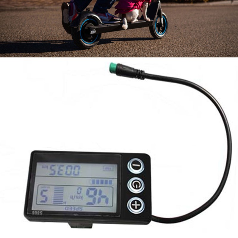 Electric Scooter LCD Display Easy To Read Scooter Speed Meter