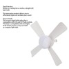 LED Ceiling Fan Light Dimmable 1000LM Screw In Ceiling Fans