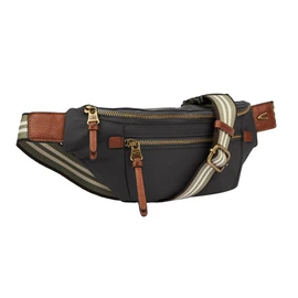camel active Women Bari Belt Bag M Handbag, Black, M