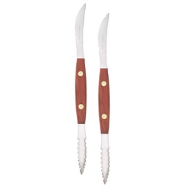 HIC Squirtfree Serrated Twin-Blade Grapefruit Sectioning Knife, Set of 2