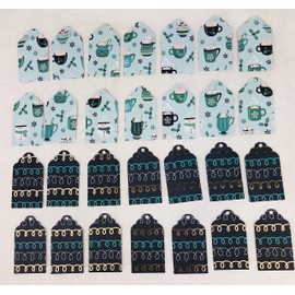 Hot Chocolate And Loops Designer Hang Tags, Gift Tags, New