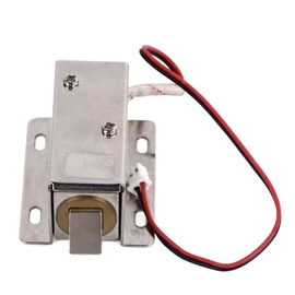 Electromagnetic Solenoid Lock, 6 X 4 X 3 Cm, Mini Waterproof Design Assembly Magnetic Lock for Cabinet Door Drawer, Rugged Construction Cabinet Locks for Home and Outdoor (12V)