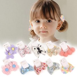 【PAQUETE】：20 piezas (10 pares) de cintas para el pelo clásicas y elegantes con lazos. Tantos colores hermosos y brillantes, que combinan con cualquier