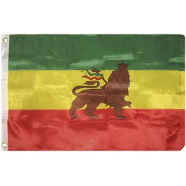 Trade Winds 3x5 Lion of Judah Ethiopia Flag 3'x5' House Banner Grommets Premium Fade Resistant