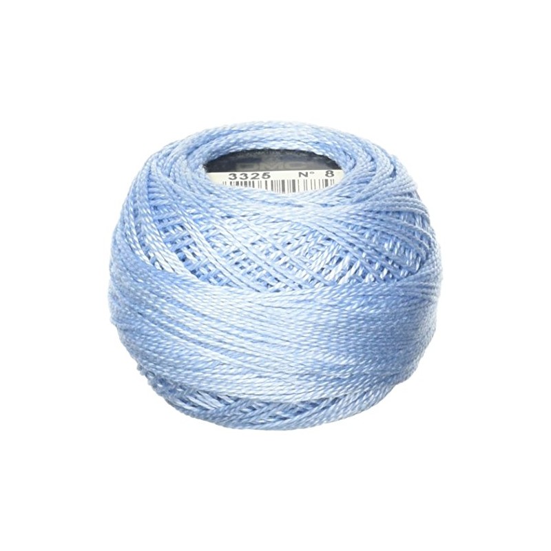 DMC 116 8-3325 Pearl Cotton Thread Balls, Light Baby Blue,