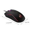 Mipcase RGB Wired Gaming Mouse Adjustable DPI Gaming Mouse Multi-Color