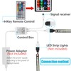 Cube-LED 𝐃𝐮𝐚𝐥 𝐎𝐮𝐭𝐩𝐮𝐭𝐬 44-Key DC12V-24V 4 Pin 2 Ports RGB