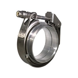V-Band Clamp with Aluminum Flange for 3.50" Outside Diameter Hose Coupling Part Number- 252005