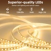 FUPT LED Strip 5 m USB, Warm White to Cool
