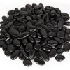 GASPRO 15lb Black River Rocks for Landscaping Outdoor, Polished Black