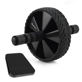 Ab Roller Wheel with Knee Pad Mat for Abdominal & Core Strength Training for Men & Women