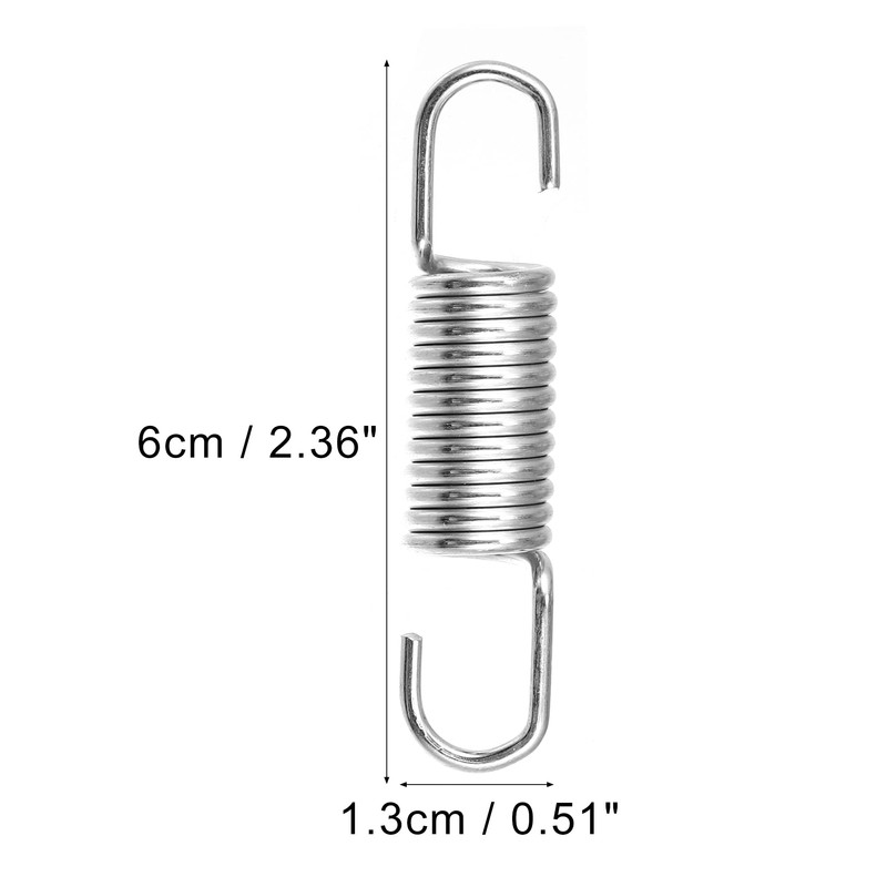 X AUTOHAUX 4pcs 6cm Length Silver Tone Motorcycle Brake Pedal