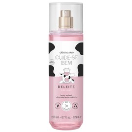 O Boticario Cuide-se Bem Deleite Body Splash, Delicate Sweet Fragrance, Vegan Formula, 91.7% Natural Ingredients, Recycled PET Packaging