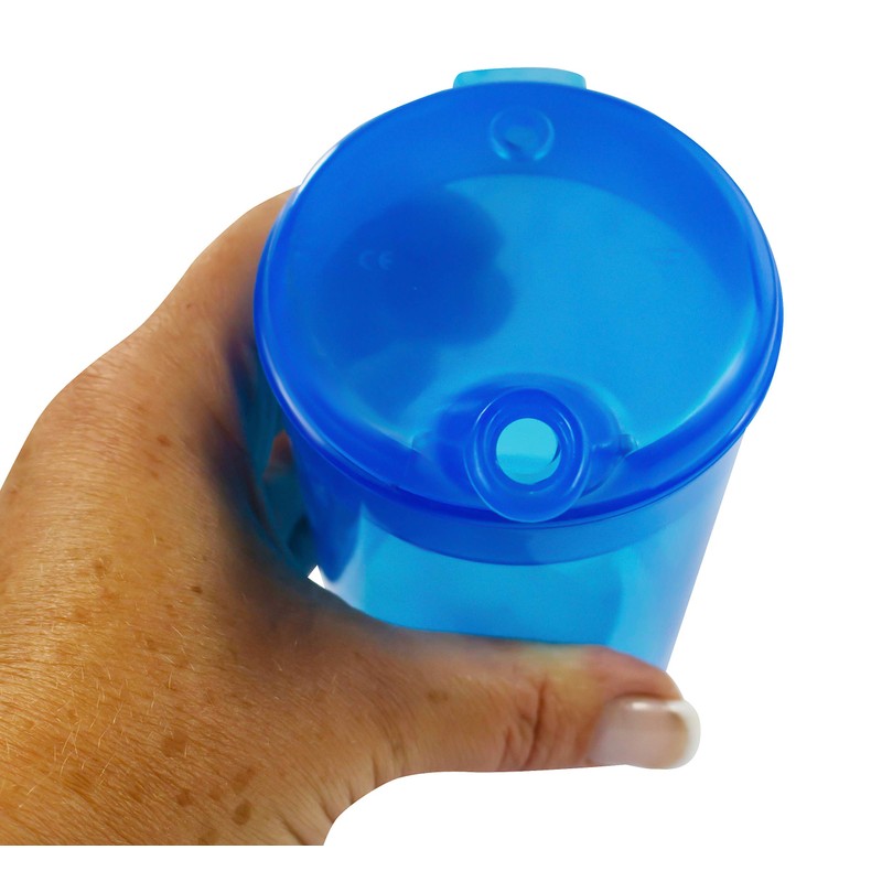 Medi-Inn+ Sippy Cup Drinking Cup 250 ml (Colour: Blue, Opening: