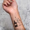 4 x 'Bottles of Alcohol' Temporary Tattoos - Water Resistant,