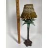 CBK Ltd. Solid Brass Art Wares Palm Tree Tealite Lamp