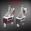 Kiligen Safety Cover Marine Toggle Switch 12VDC 20A Toggle Switch