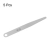 sourcing map 5pcs Feeler Gauge 0.15mm Thickness Gauge 65MN Steel