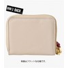 Beaure B-24096 Women's Genuine Leather Short Wallet, Round Zipper, Mini