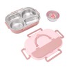 Stainless Steel Insulated Lunch Box 4 Grid Corrosion Prevention Rustproof
