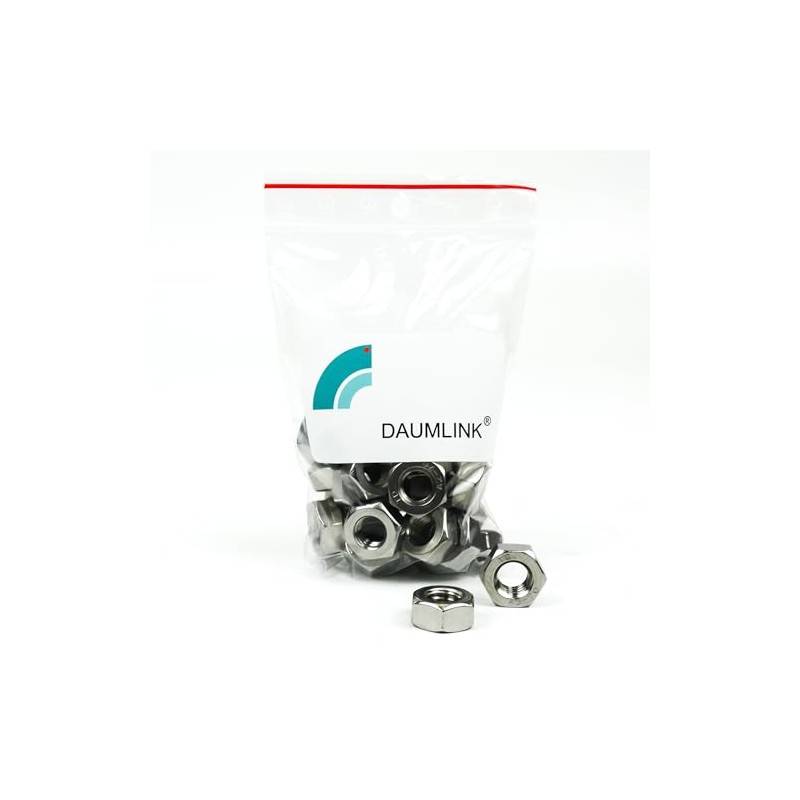 DAUMLINK® 25 Hexagonal Nuts DIN 934 Material V2A Stainless Steel