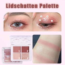 EONFAVE Korean Make-Up Set, All In 1 Make Up Sets, Make-Up Gift Set, Includes Lipstick, Blush, Eyeshadow Palette, Eyebrow Pencil and Concealer Pen, for Beginners