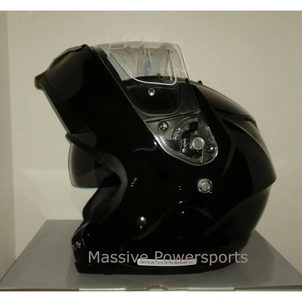 HJC C91 Motorcycle Helmet Black XL Extra Large Modular Sunscreen