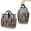 Garden Tote Bag 600D Oxford Cloth Multiple Pockets Lightweight and