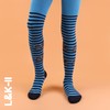 L&K-II 27253AB Children's Knitted Tights with Various Patterns Multi-Coloured Pack