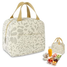 ABOHU Lunch Bags for Women Men, Portable Insulated Lunch Bag Water-Resistant Leak-Proof Lunch Box Tote Bag, Reusable Cooler Tote Lightweight Thermal Lunchbox for Work, School, Picnic & Travel