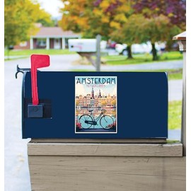 Amsterdam Netherlands Design A Souvenir Magnetic Mailbox Cover