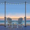 Premium String Light Pole - 1 Pack - Extends to