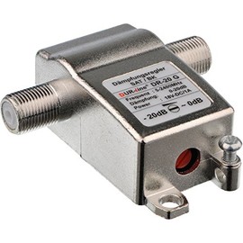 DUR-line Attenuator DR-20 G (0-20 dB Sat/BK)