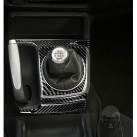 Compatible with Honda Civic 8 Gen 2006 2007 2008 2009 2010 2011 Auto Parts Carbon Fiber manual gearbox Air Vent Panel Trim Sticker Automotive Interior Accessories (Style B)