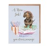 Wrendale Designs Dachshund New Job Card