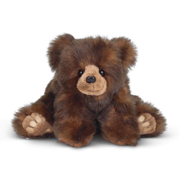 Bearington Huggy Ben Plush Stuffed Animal Brown Grizzly Bear, 19"