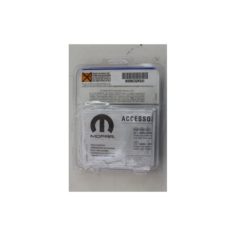 Genuine Dodge RAM Accessories 82210429 Wheel Lock Kit