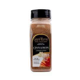 GranAroma Granulated Cinnamon, Perfect for Baking, Cooking, Beverages, Smoothies, and Desserts (8 Ounce)