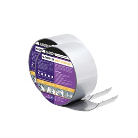 Alenor Butyl Rubber Aluminum Tape 2" inch W x 16 Feet - Pack of 2 - Wall Crack Roof Leaks Waterproof Heat Resistant - Perfect for Sealing Patching Hot Cold Air - Wood Metal Plastic Glass Repair