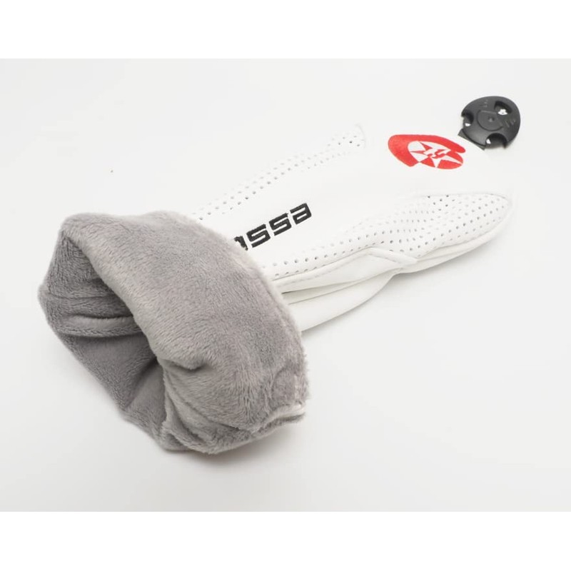 STELLA ROSSA Hybrid Faux Leather Logo Embroidered White Red Star