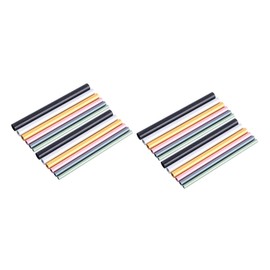 Healvian 4sets Nail Art Tips Shaping Tube Metal Rods for Uv Gel Manicure Shaping Tools for French Nails Portable Manicure Accessories for Women