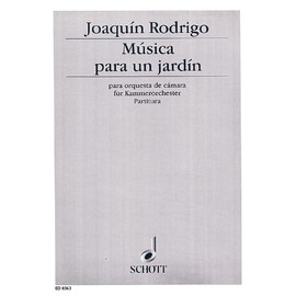 Música para un jardín: chamber orchestra. Partition.