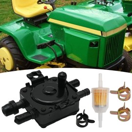 149-1982 Fuel Pump Replacement for Onan Engine P216G P218G P220G P224G B43E B48G B48G B43 B48 P218 P220 Mower Replace 149-1544 149-2187 w/Fuel Filter