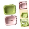 BESPORTBLE 2pcs Cartoon Wash Basins Portable Newborn Foot Face Tubs