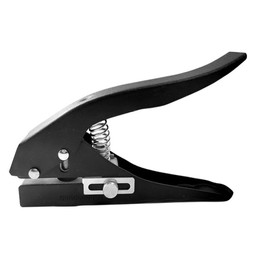 Ginobili 12mm Circle Hole Punch Paper Punch Hand-Held Round Single Hole Punch for ID Cards PVC Cards Badge Photos Easy Install