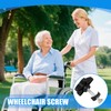 CZMZHFC 2 Sets Drive Walker Parts - Universal Rollator Replacement