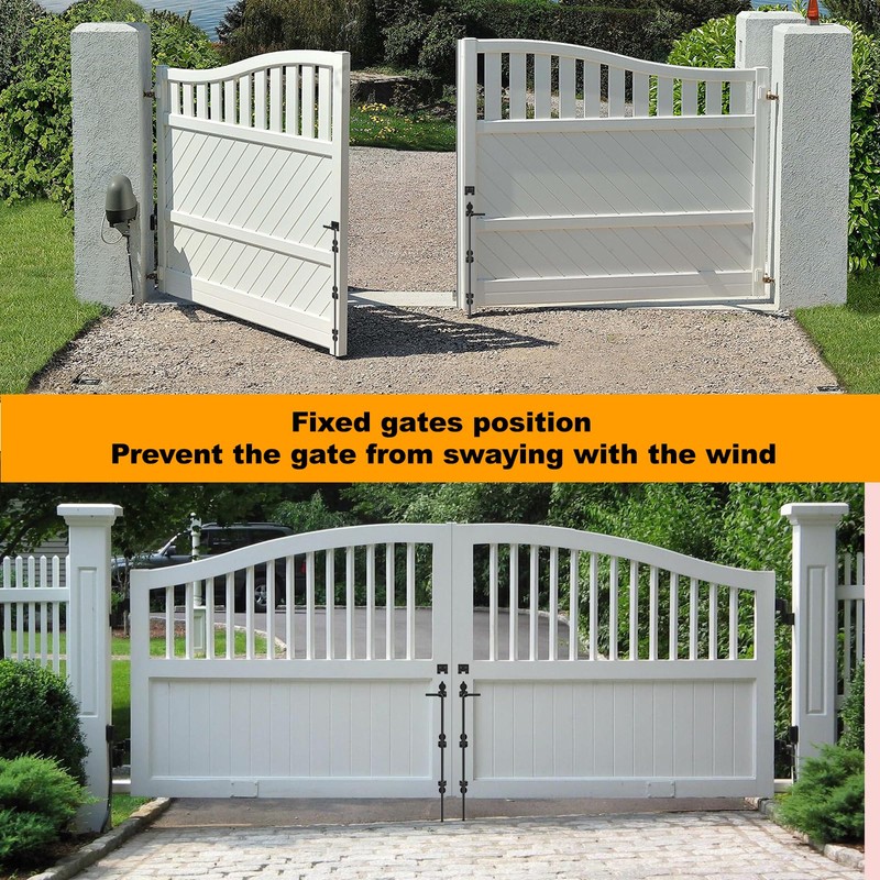 24" Cane Bolt Drop Rod for Gate, Heavy Duty Gate